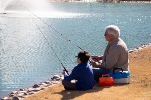 ER Senior Management | Grandson and Grandfather Fishing